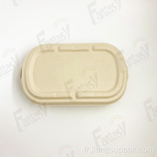 Bols de bagasse dégradables jetables